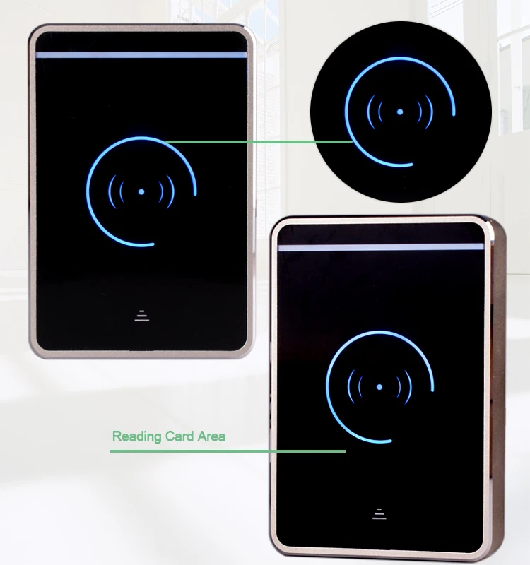 Proximity NFC IC ID Support Smart Card 125K 13.56Mhz Wiegand26/34 RFID Reader Door Access Control Card Reader System