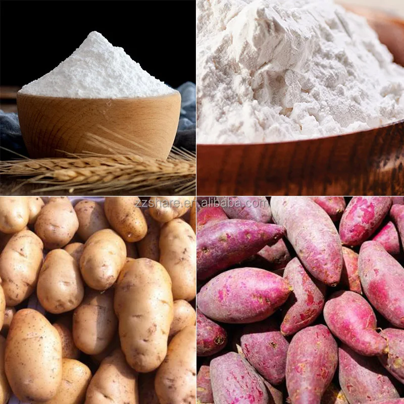 Small Scale Starch Production Machine Wheat Corn Starch Production Line All in One
