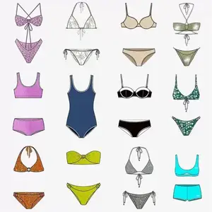OEM/ODM Your Logo Custom Your Own Design Your Label Low Moq Custom Swimwear Bikini Swimsuit