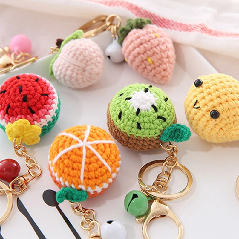 合*い様 フルーツロールちゃんの編みぐるみキーホルダー◎ 合*い様