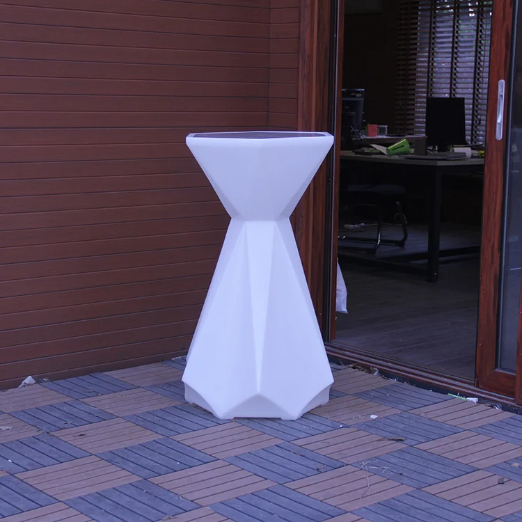 Перезаряжаемый портативный коктейльный светодиодный стол с дистанционным управлением