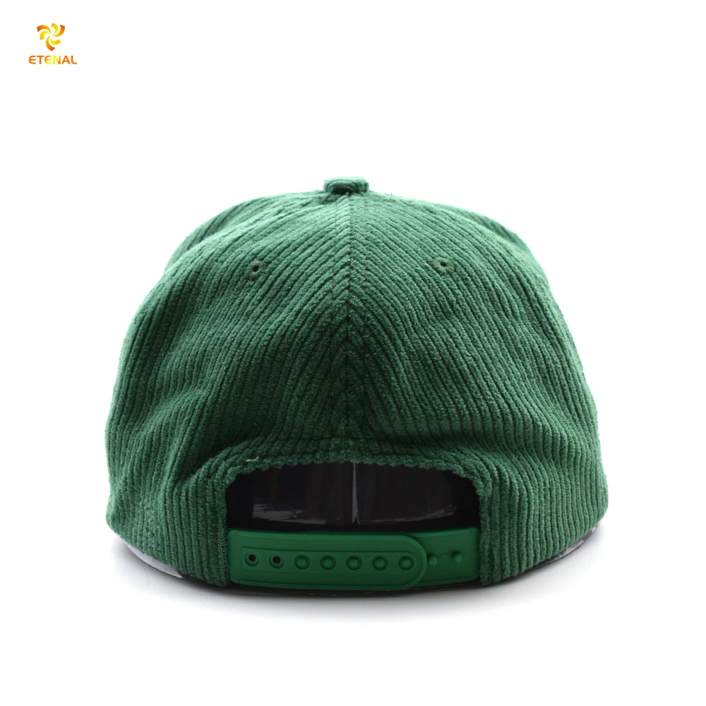 Custom Unstructured 5 Panel Snapback Cap Corduroy Rope Hand Embroidered Oxford Poplin Dot Argyle Fruit Patterns