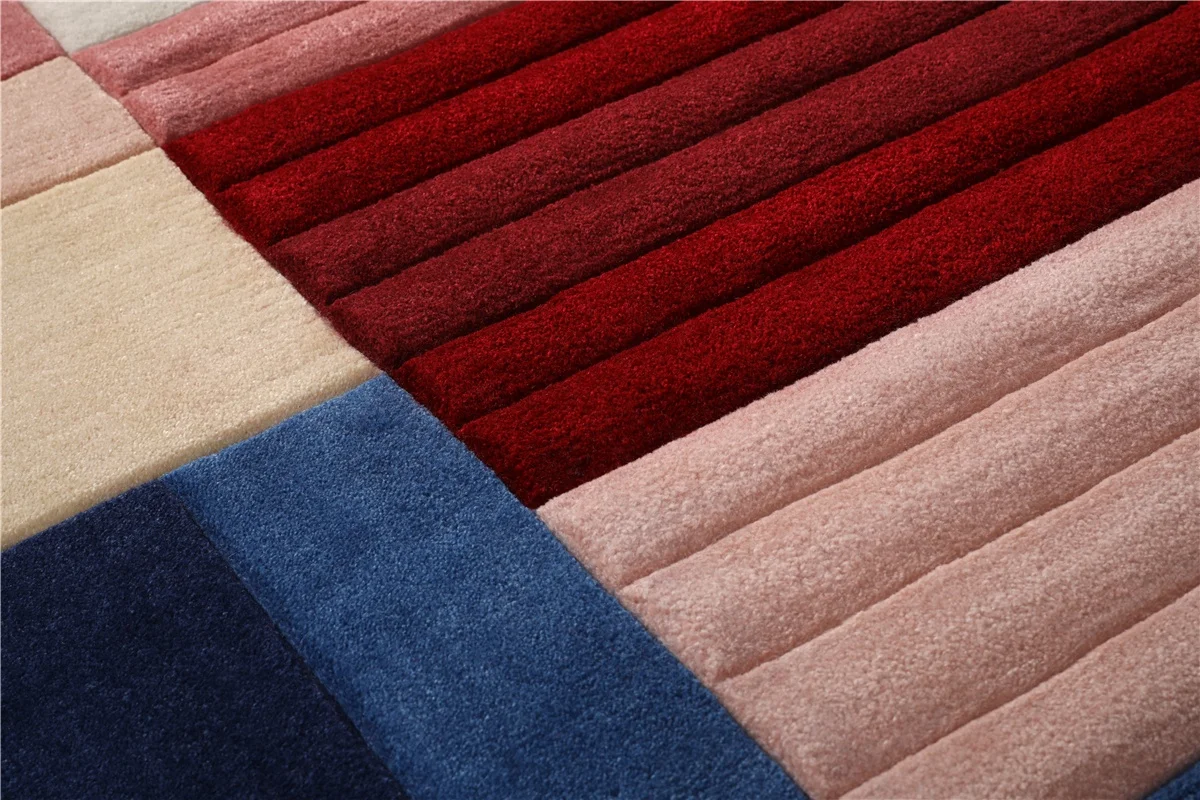 Novelty Tapis Masion Nordic Geometric Rug Custom Shape Handtufted Home Carpet