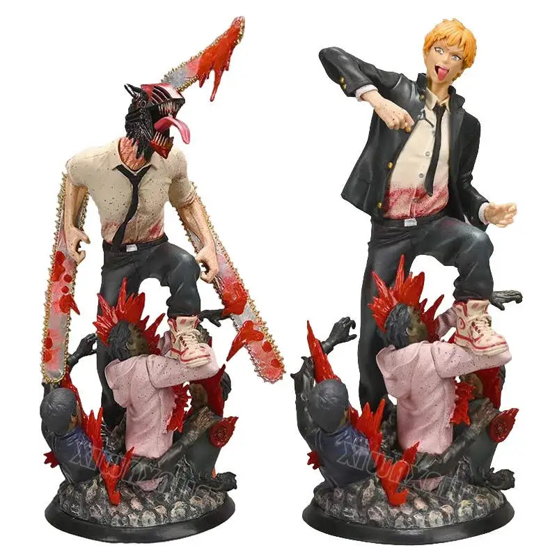 Boneco Estátua Chainsaw Man Denji Manga Anime Action Figure