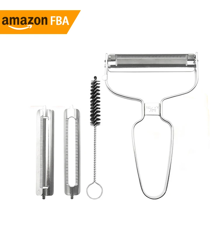 Kitchen Gadget 2024 Stainless Dual Blade With Cleaning Brush Peeler Set   H75c35a193c044d97b819501abc25c24bw 