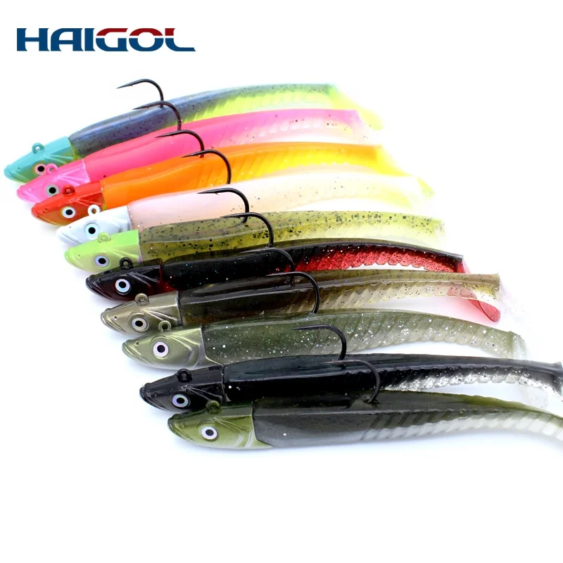 Colorful Soft Fishing Lures at 8cm