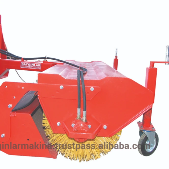 Road Sweeper Machine Price Tractor Mounted with Bucket and Side Brush