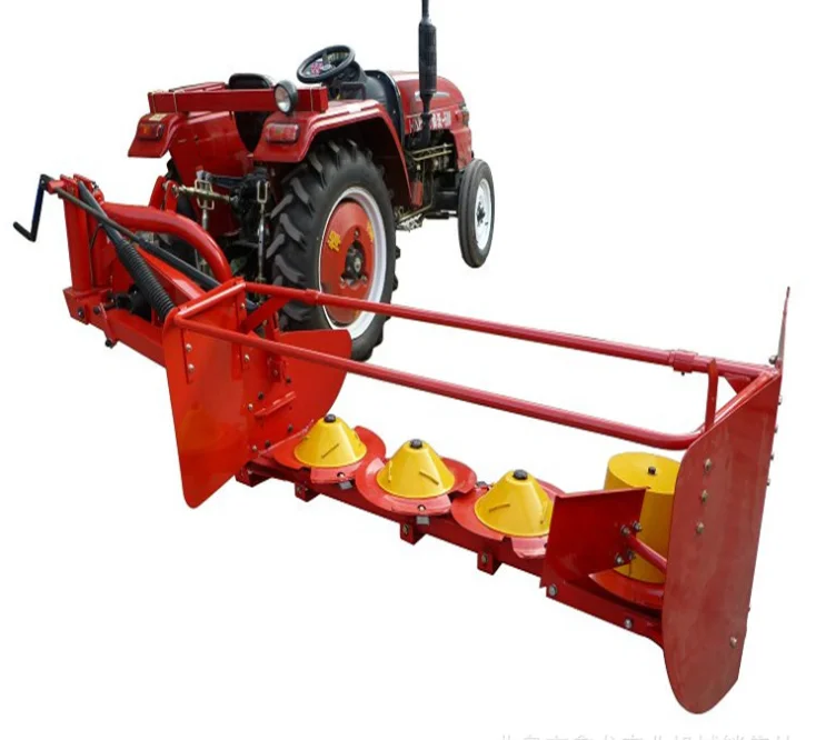 Tractor grass outlet cutting machine