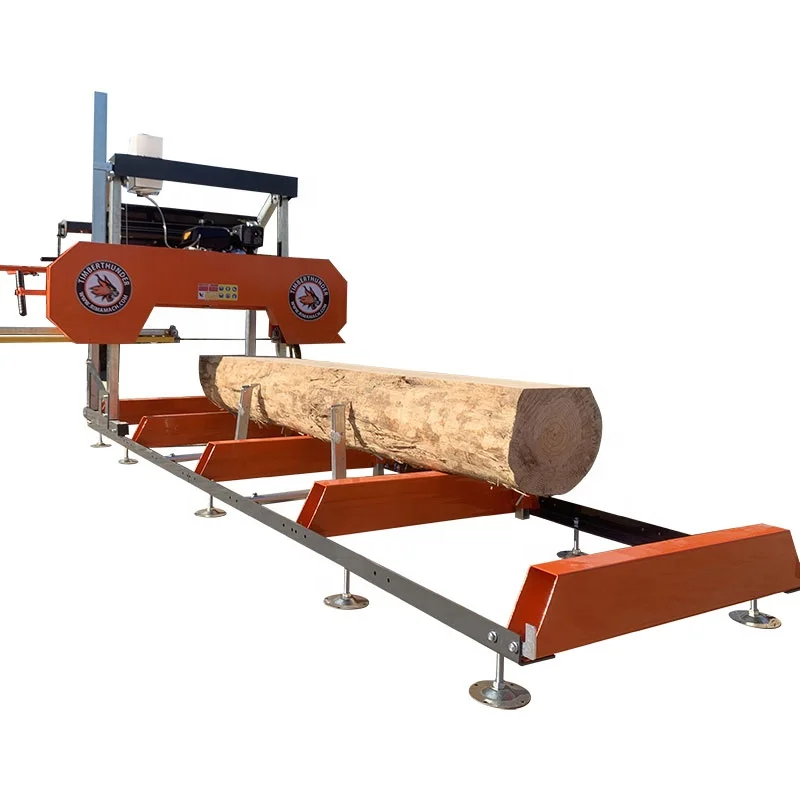 Semi-automatic Horizontal Wood Cutting Band Saw Machine for Woodworking