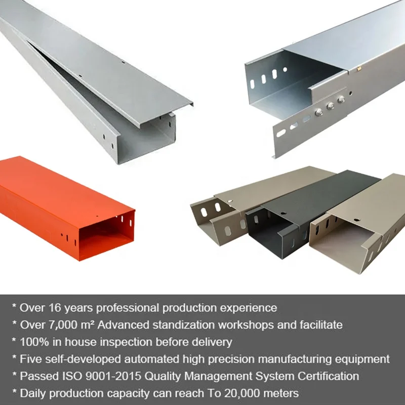 Powder Coated Different Colors OEM Customized Galvanized Cable Tray Price