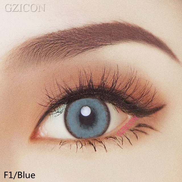 Натуральные Цветные модные стильные удобные косметические контактные линзы синего цвета, принимаем Paypal