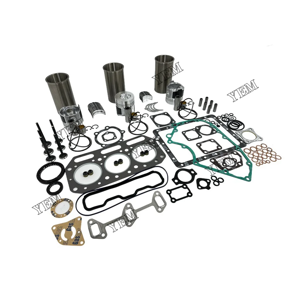 Overhaul Kit With Valves Fit for Yanmar 3T75HA Engine 6