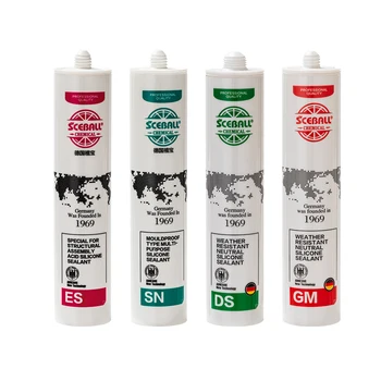 Quick-Curing 300ml Neutral Silicone Clear Glass Glue Adhesives & Sealants Product