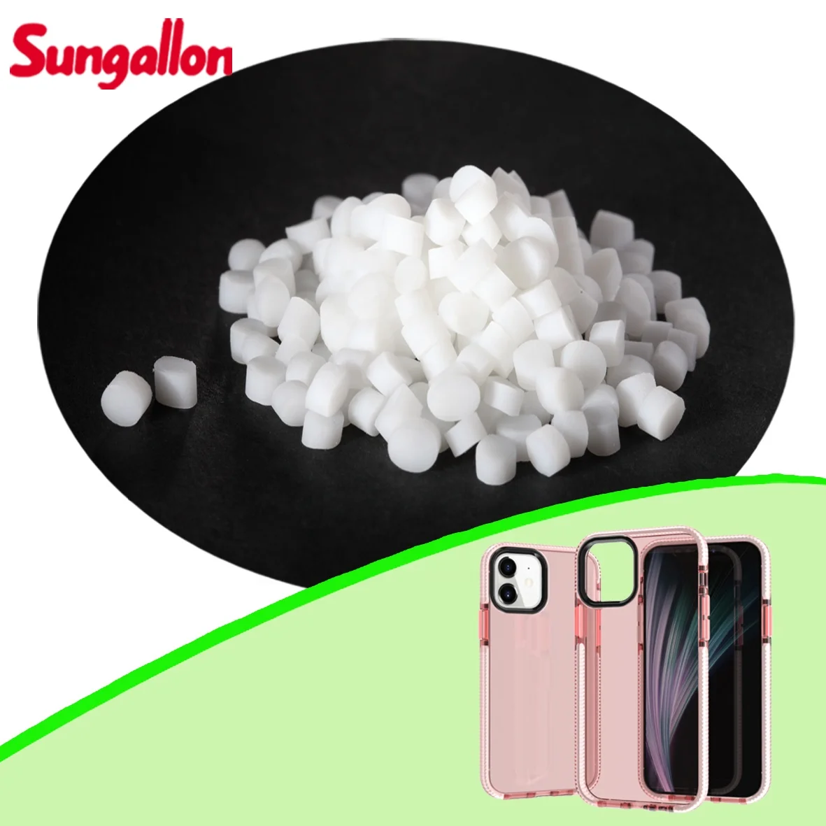 Durable TPE TPR Granules for Easy Coloring Smartphone Cases 0
