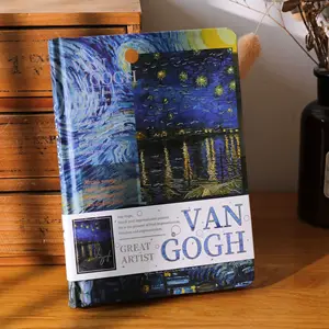 Van Gogh Retro A5 Student Account Book Notebook Full-color High Value Oil Painting Scenery Paper Cover Wholesale