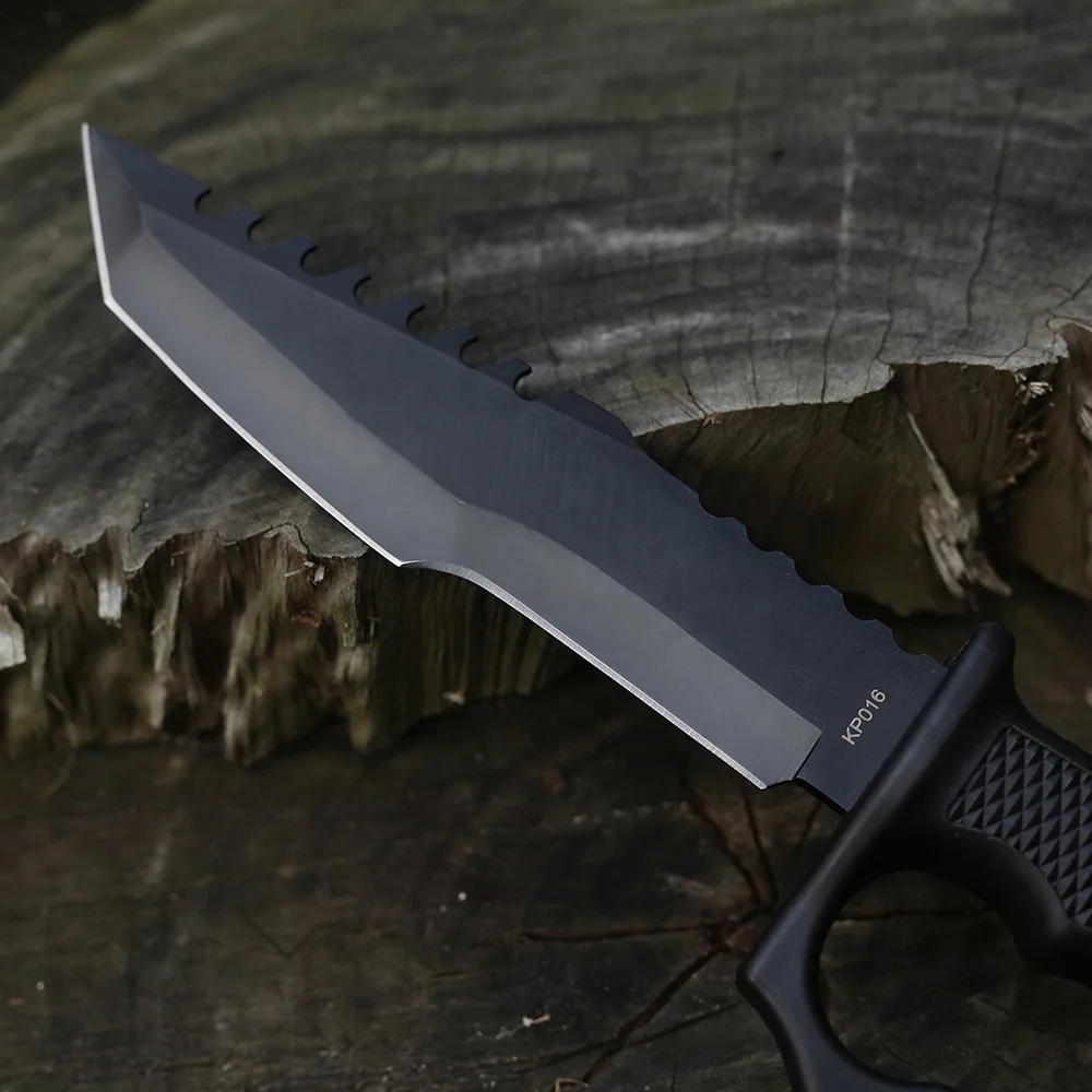 
Пильный диск Machete с пластиковой ручкой, фиксированный лучший нож для охоты и кемпинга, нож для выживания 