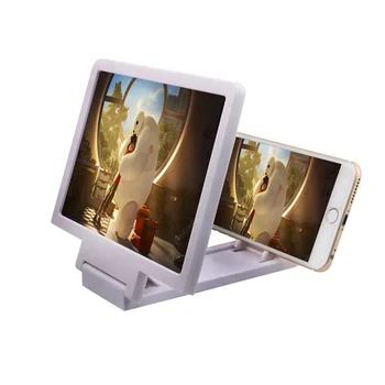 Lente D'Ingrandimento Per Smartphone 16 Pollici – Schermo 3D HD Pieghevole, Stand Anti-riflesso, Compatibile Con Tutti I Telefoni, Nero - 2