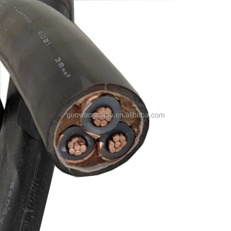 JIS C 3606 CVT CV 250sq 22sq 38sq 60sq 3 Core 6600V Copper Power Cable