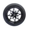 225/30-14 Noir mat