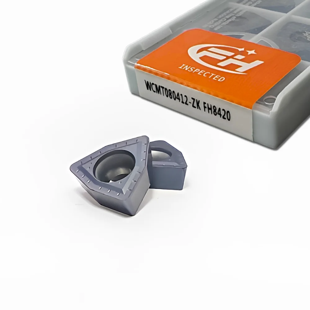 WCMT 080412-ZK FH8420 U Drilling Inserts Indexable Cutting Tool Customized  OEM Support for Steel Machining Wholesale Products