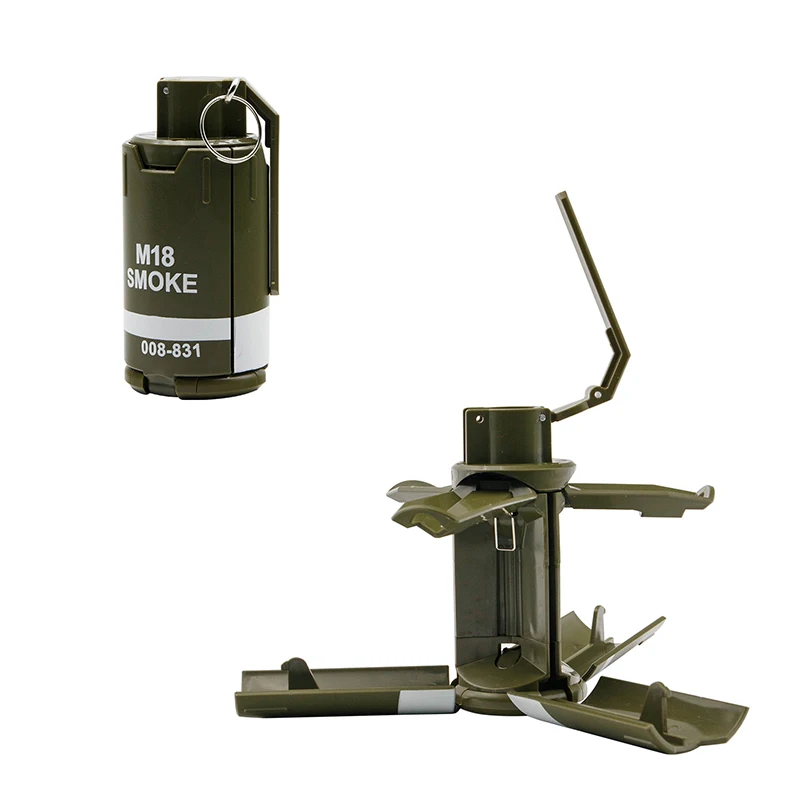 Spring Powered Bb Grenade M18 Smoke Bomb Creative Tactical Water Shell CS Model Hand Grenades Pretend Play Toy