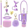 Ensemble sept pièces Macaron-violet clair-sirène