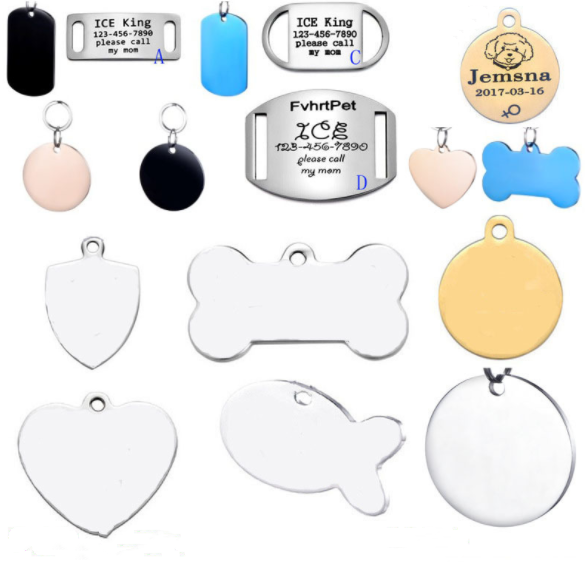 Силиконовая бирка для собак, сублимационные военные бирки для собак