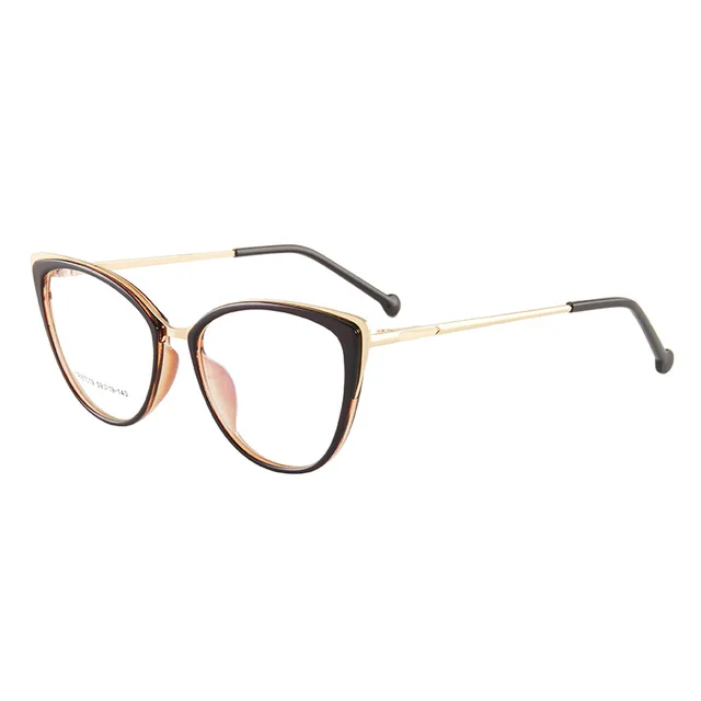 GWTNN OEM Gafas Mujer 2024 Eyewear Metal Fashion Frame Cat Eye Glasses