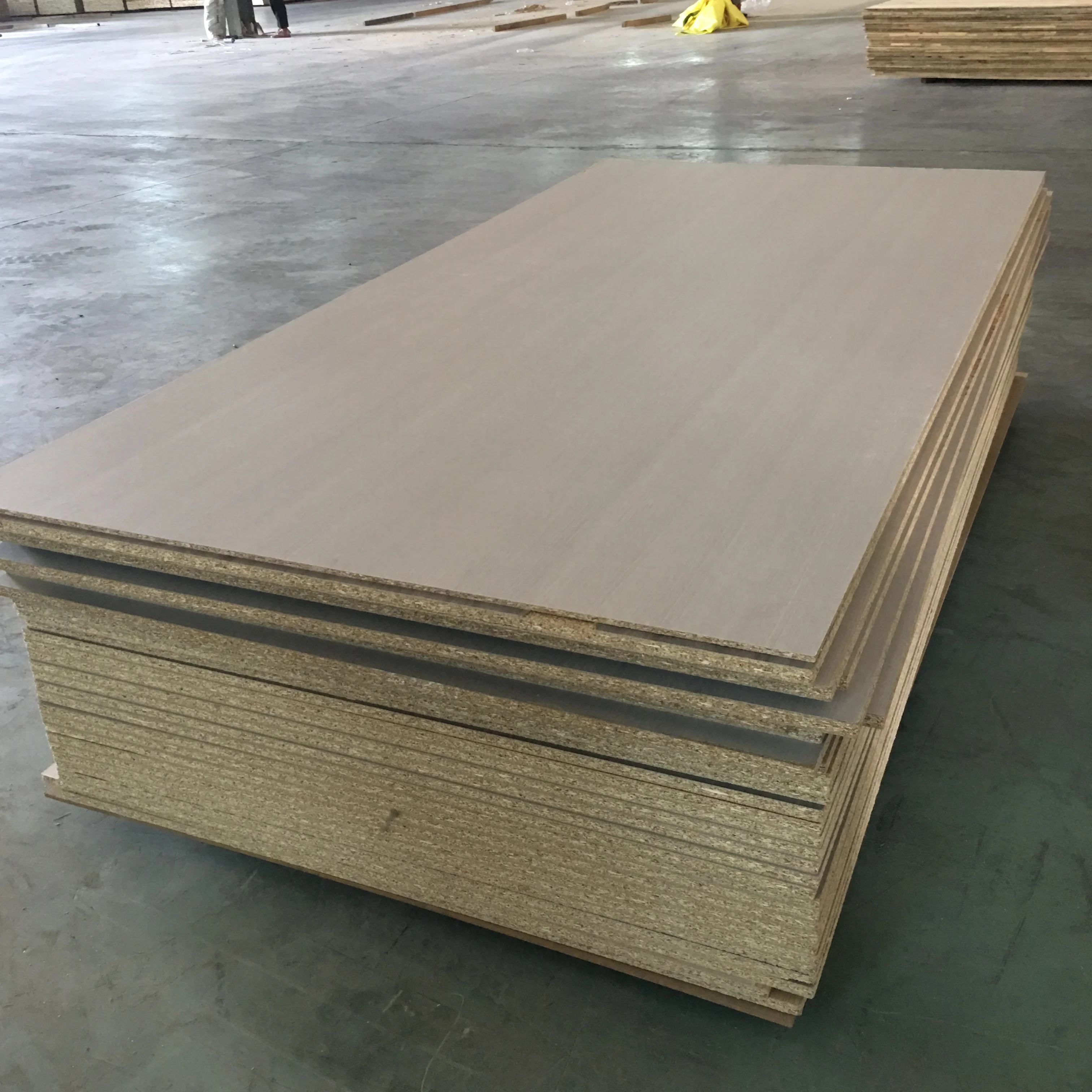 4x8 E1 Grade Waterproof Wood Grain Melamine Board Melamine Particle