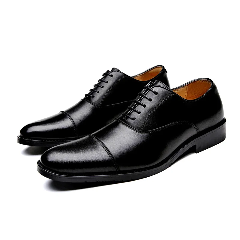 Dropshipping Big Size Genuine Leather Dress Shoes For Men Trendy Mens ...