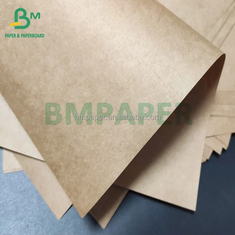 80gsm Semi Extensible Sack Kraft Paper For Cement Bags Packaging