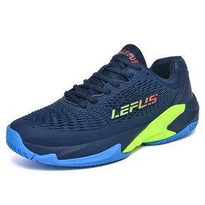 Professional Men's & Women's Tennis & Pickleball Shoes New Anti-Slip Shock-Absorbing Wear-Resistant Mesh Lining for Summer Use