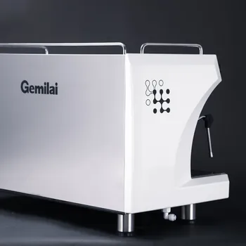 Gemilai G3120Cチューリップホワイトエスプレッソマシンなめらか