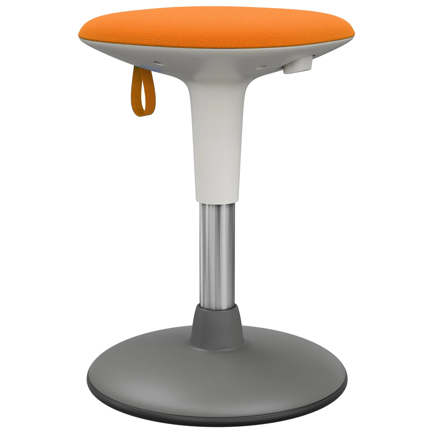 Portable Classroom Height Adjustable Orange Wobble Stool Kids Active