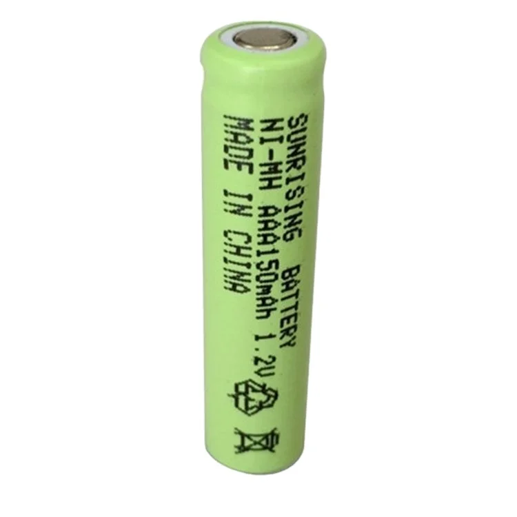Ni-mh Aaa 150mah Rechargeable Battery With Bottom Top