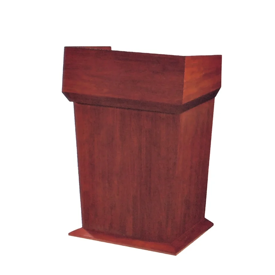 Durable Lectern Desk Wood Speech Desk  Church Podium