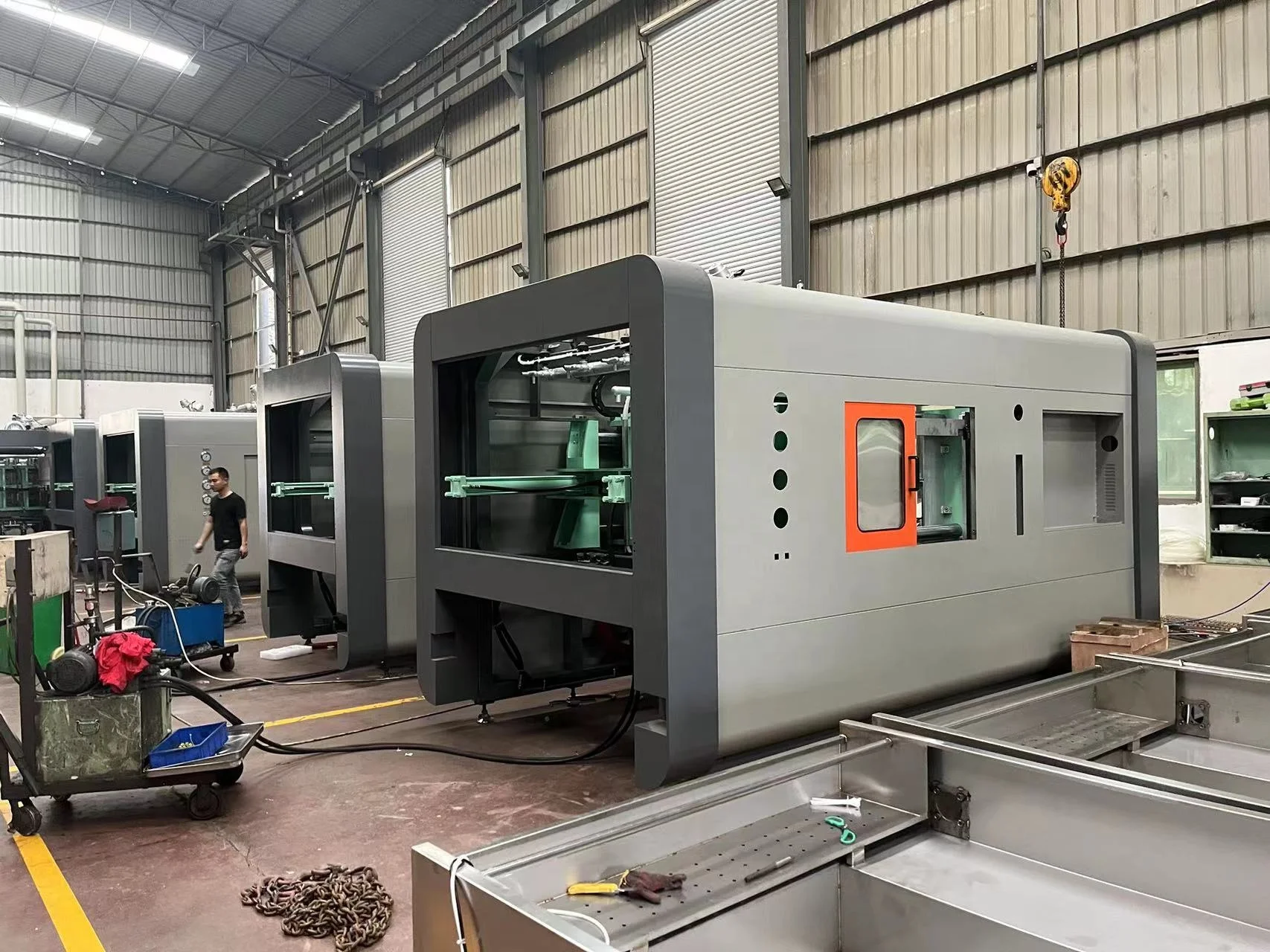 Fully Automatic Shoe Making Machine Custom Shoe Sole Making Machine Etpu  Horizontal Sole Molding Machine