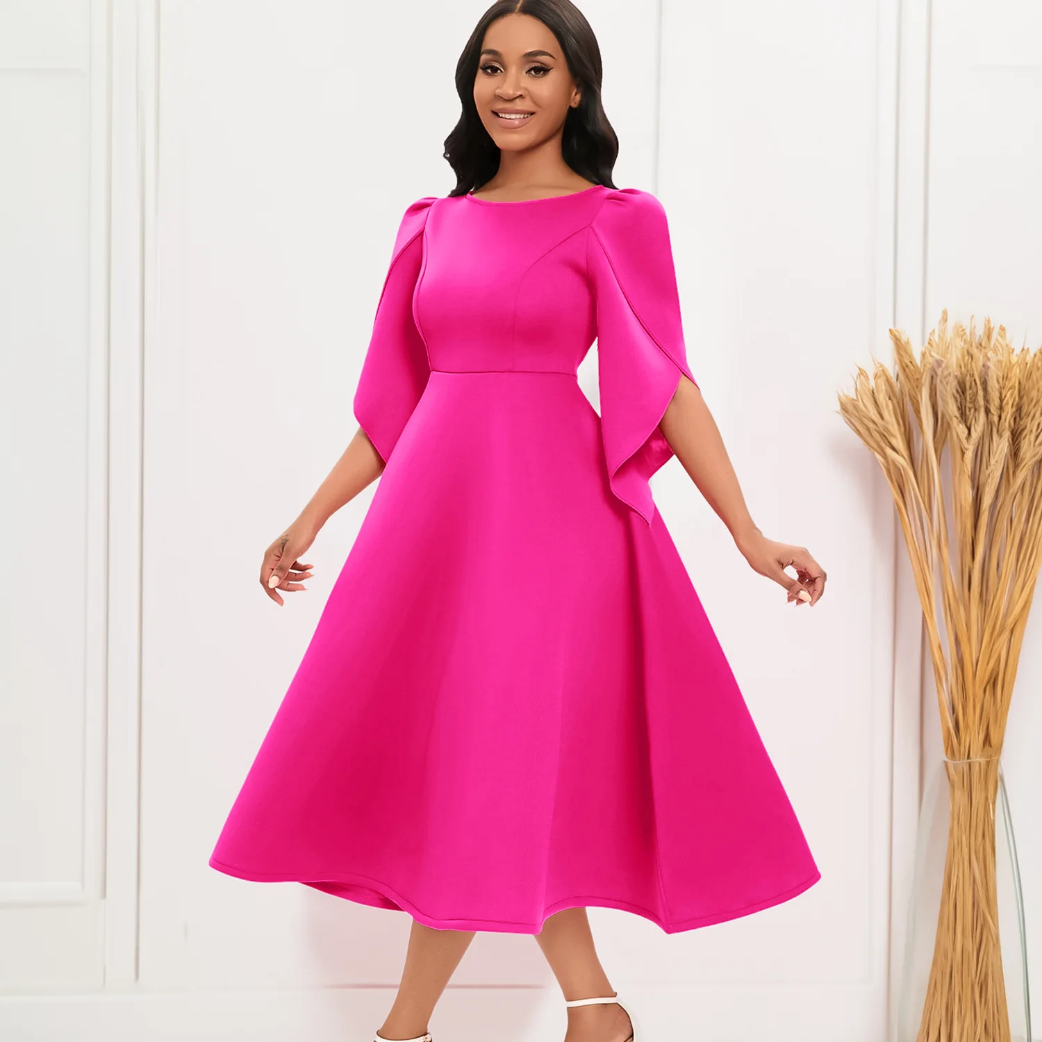 4 evening dresses Primavera Couture Fitted Ruffle Skirt Prom Dress 4507 Midnight / 4