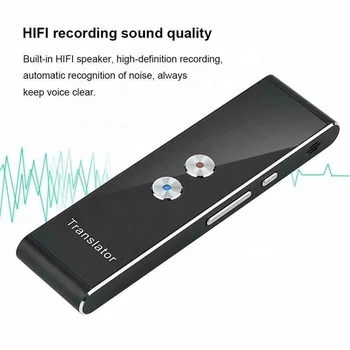 T8 Smart Voice Translator Draagbaar Vertalerapparaat Ondersteunt 96 Talen Voor Reizen Naar Het Buitenland Leren Winkelen