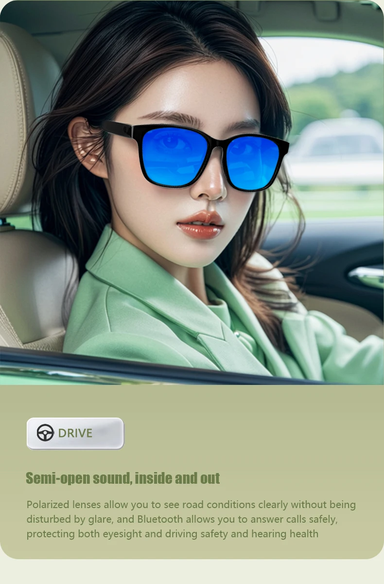 If you are searching for a supplier of a product with perfect quality control and highly competitive prices, which gives you an advantage in expanding your local market, then contact us now!  Competitive suppliers of  2026 GS08 Smart Wearable Headset with Wireless BT Call Music Intelligent Control Outdoor Fashion Sunglasses for Men Woman
