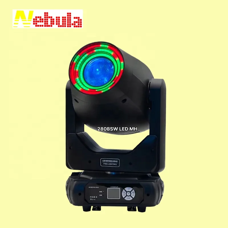 Nebula LED 280w 3 in 1 BSW Beam Spot Wash Zoom DMX Club Wedding Events Stage Moving Head