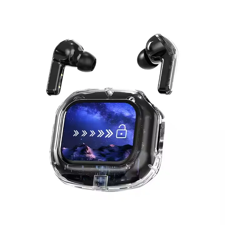 Q20 LCD Full Touch Screen Wireless Earbuds - Waterproof TWS