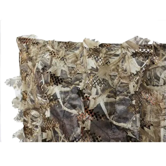 Camouflage Fence Hunting Ground Blind 3D Leaf Foldable Waterproof 3 Face Direction Waterweed Camo Fence Hunting Outdoor Bunker