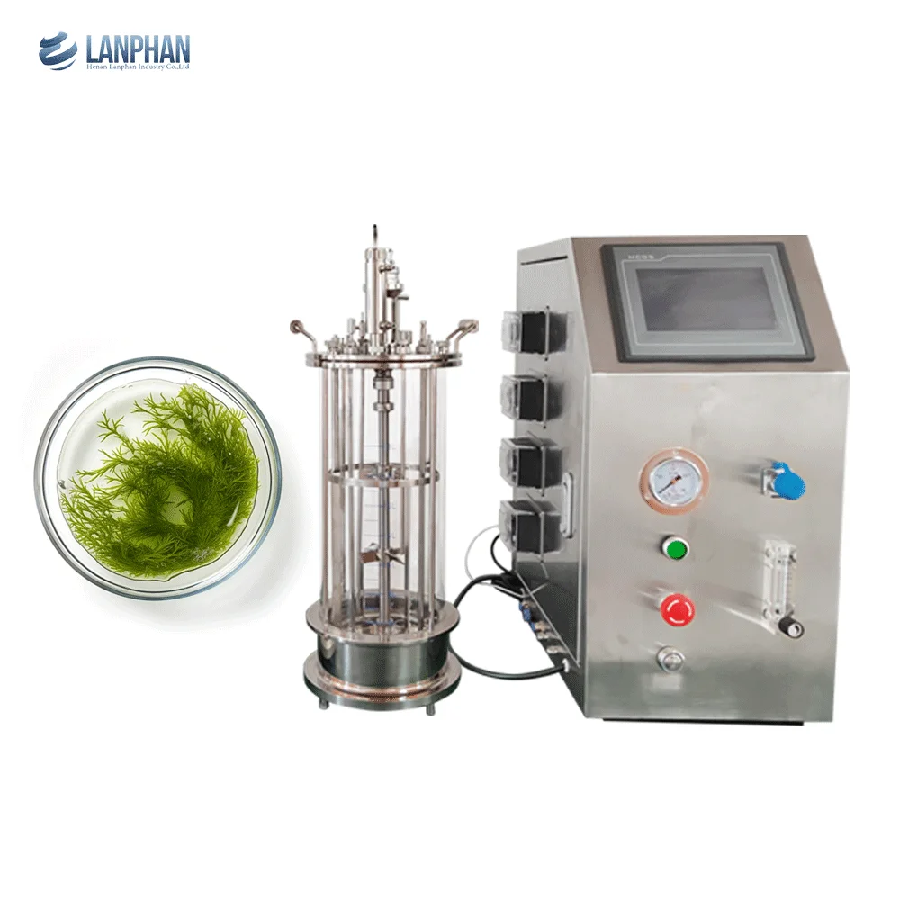 5L 10L 20L Laboratory Fermentor  E. Coli, Aerobic Bacteria, Anaerobic Bacteria Bioreactor