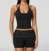 black dot shorts sets