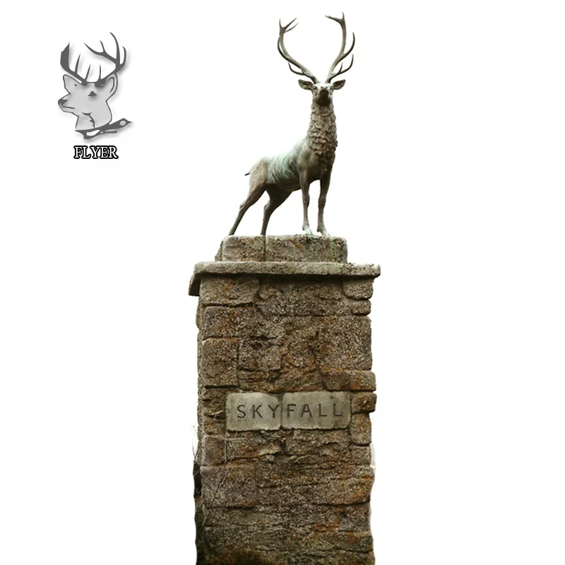Skyfall Deer Statue