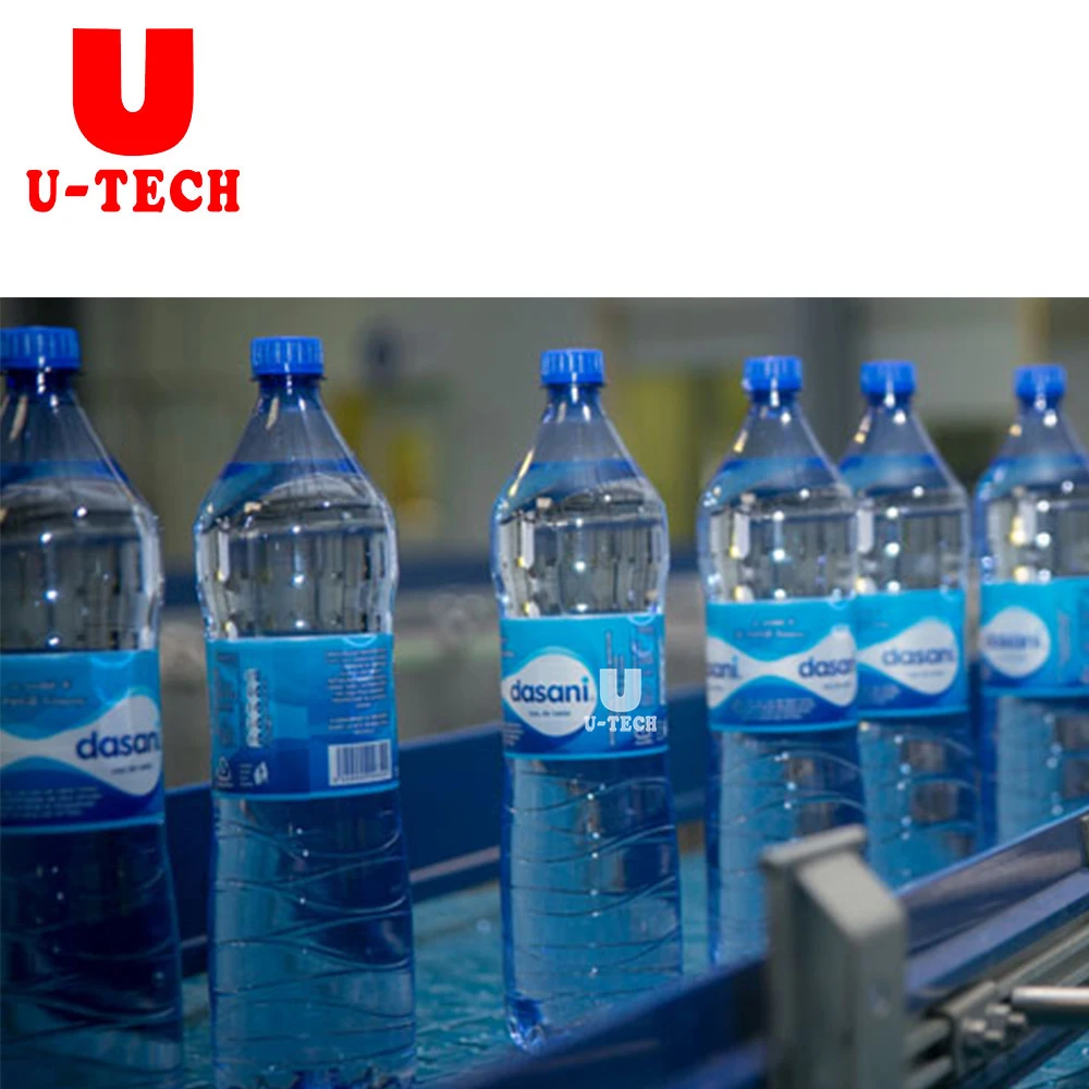 Fully Automatic Small Scale 500ml Pet Bottle Mineral Water Filling and Capping Labeling Machine Plant Price