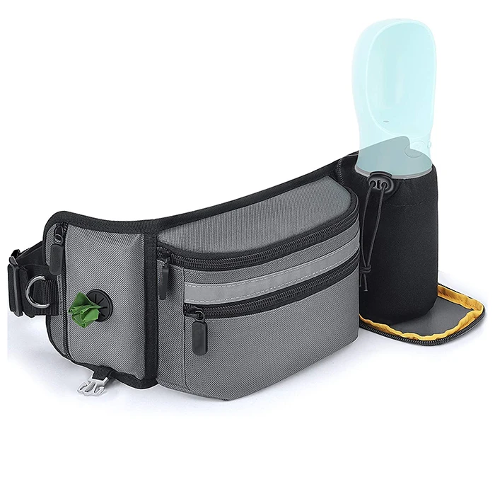 OEM логотип, новый дизайн, индивидуальный уличный мешок на пояс для собак, сумка для кормления собак