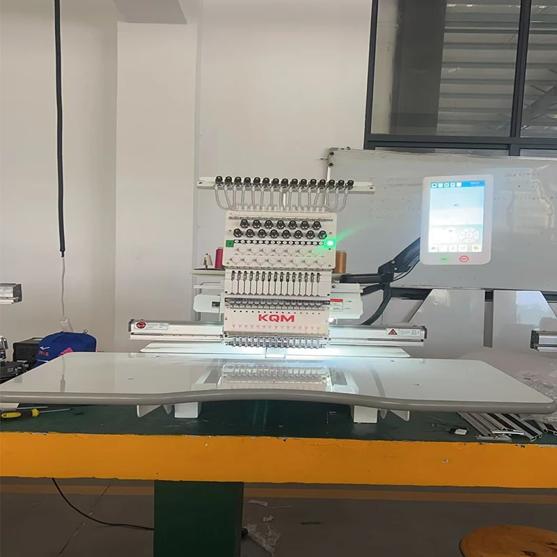 Commerical Industrial 1201 40*50cm Embroidery Machine T-shirt Sewing Machines Computerized Flat Cap Shoes