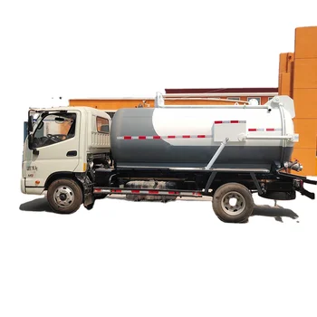 Futian 5-ton pipeline sludge cleaning truck septic tank suction truck